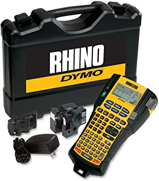 ETIQUETADORA INDUSTRIAL RHINO 5200 DE DYMO, AMARILLO/NEGRO